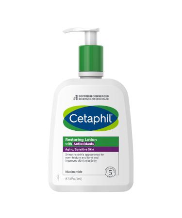 Cetaphil Restoring Lotion with Antioxidants Medium Fragrance Free 16 fl oz (473 ml)