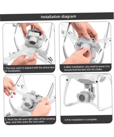 Drone Camera Holder & Action Camera Stabilizer DJI Phantom 4 Pro Fixing Clip | International Shipping - Buy Online on GoSupps.com