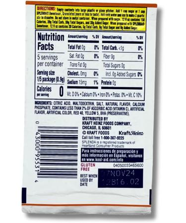 KoolAidDrink Mix 10 Flavours Value Pack 3.6g Makes 2 Quarts Each Zero Calories - Buy Online on GoSupps.com
