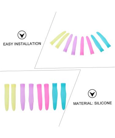 minkissy 4 Pairs Cuticle Nipper Handle Sleeve Scissors Cat Nail Caps Nail Caps for Cats Nail Scissors Embroidery Scissors Cuticle Handle Sleeve Silica Gel Nail Clippers Pouch - Buy Online on GoSupps.com