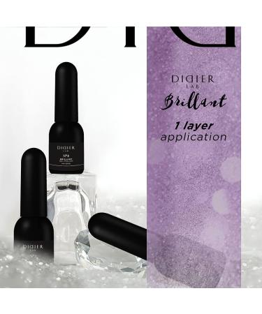 Didier Lab - Premium UV Gel Nail Polish - Brillant No. 08 - Gel Nail Varnish - Nail Art - Long-Lasting High Gloss Wear - Blue Gel Nail Polish - Gel Nails - Glitter Gel Nail Polish - Rich Pigment - Buy Online on GoSupps.com