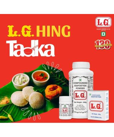 L.G. Compounded Asafoetida (Hing) Powder - 100g | Authentic Spice for Indian Cooking Enhances Flavor & Aids Digestion | No Artificial Flavors 100% Natural - Buy Online on GoSupps.com
