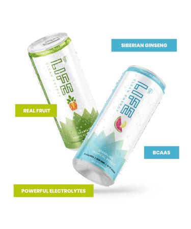Equo Life Clean Energy Drink with Siberian Ginseng - Tropical Breeze 12 Fl Oz - Pack of 12 - Boost Your Energy & Vitality - International Shipping Available - Buy Online on GoSupps.com