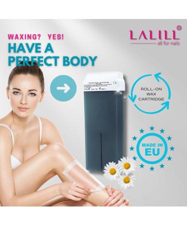  LALILL LALILL Pack of 6 Azulene Wax Cartridges - 100 ml - Roll-on Wax - Effective Hair Removal Wax - Wax Cartridge with Ingredient - Buy Online on GoSupps.com
