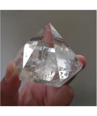 Crystal Pyramid New Type Hexagonal Pyramid 6 Faced Natural Clear Quartz Cap Pyramid Reiki Stone Crystal Reiki - Buy Online on GoSupps.com
