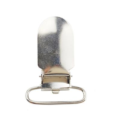 Acoser Metal Pacifier Clips with Round Inserts - Perfect for Pacifier Suspenders Bibs & Toy Holders (20 Pack) | International Shipping Available - Buy Online on GoSupps.com