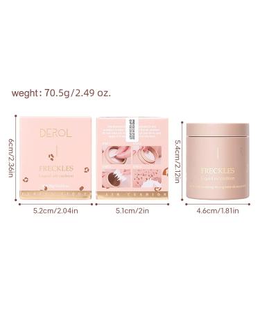 PhantomSky Freckle Pen 2Pcs - Waterproof Longlasting Fake Freckles Stamp Set in Saddle Brown & Chocolate for Natural Sunkissed Makeup - Buy Online on GoSupps.com