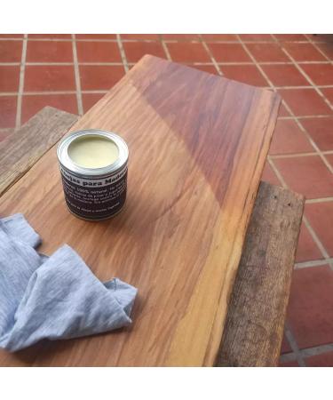 Wood Seasoning Beeswax 8.5 oz - Natural Cleaner & Polish for Furniture Doors Tables & Cabinets - Restore Wood's Beauty - Buy Online on GoSupps.com