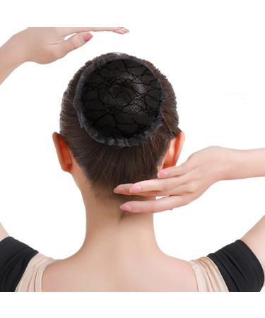 Shop Stylish Hair Network Bun - Mesh Hair Nets with Elastic Edge Reusable Includes 20 Golden Hairpins - Perfect Invisible Bun for Women (3 Pieces) - Buy Online on GoSupps.com