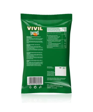 Vivil Herbal Mint Coughing Candies - Sugar-Free & Vegan | 23 Herbs | 15 Bags (120g) - International Shipping - Buy Online on GoSupps.com