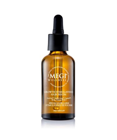 MEGI Hair Growth Serum Oil with AnaGain Capilia Longa Capixyl Biotin and Vitamins - Potent Leave-In Vegan Hair Oil to Reduce Hair Loss Prolong Follicle Life Cycle & Restore Vitality (50ml)