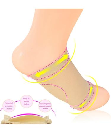 KONMED Foot Cuff Orthosis for Flat Feet Correction - Silicone Sole Pad - 1 Pair - Buy Online on GoSupps.com