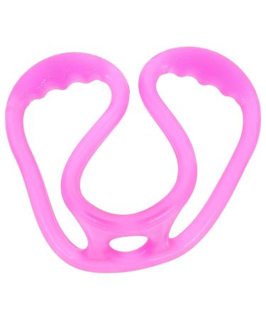 Kisangel Yoga Resistance Bands Elastic Pull Rope Multifunctional Band Figure 8-Shaped Silicone Rope Fitness Resistance Band Puller Tension Band Miss Yoga Wristband Yoga Resistance Band