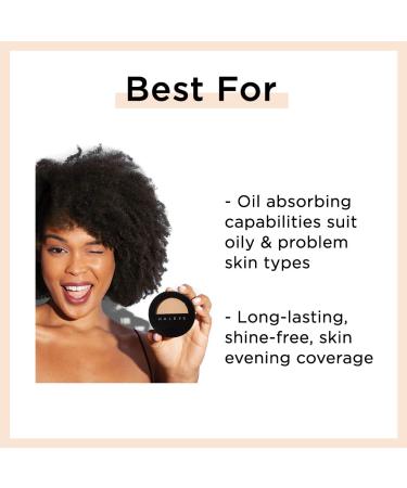 HALEYS RE COVER Pressed Powder (2.25) - Vegan & Cruelty-Free Foundation for Oil Control and Flawless Matte Finish - Buy Online on GoSupps.com