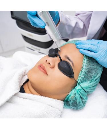 JOCXZI sunbed goggles sunbed eye protection tanning goggles tanning goggles sun bed goggles for women Suitable for beauty salons summer sunbathing (4 pieces in black) - Buy Online on GoSupps.com