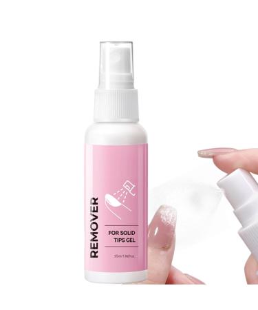 Berriphonia Nail Glue Remover - Solid Gel Polish Cleaner | 55ml Nail Glue Remover Spray for Women Beginners French Tip Application Ideal for Salon Professionals