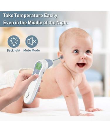Dual Mode Non-Contact Thermometer - Infrared Ear & Forehead Temp Scanner for Adults & Kids | Medical Grade - Instant Accurate Readings (No Battery Included - Buy Online on GoSupps.com