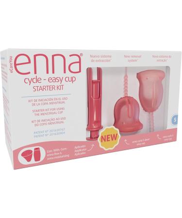 Enna Cycle Starter Set: 2 EASY Menstrual Cups Applicator Sterilizer & Transport Box + Anenna Moisturizing | International Shipping - Buy Online on GoSupps.com