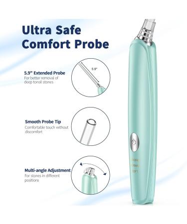 Tonsil Stone Remover Kit - LED Guide Light 5X Mirror & Adjustable Silicone Spoon for Effective Removal - Buy Online on GoSupps.com
