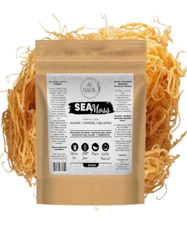  al badil Wild Golden Sea Moss - 100% Natural Superfood - Golden Sea Moss: The magic ingredient for a healthy and balanced life (50g) - Buy Online on GoSupps.com
