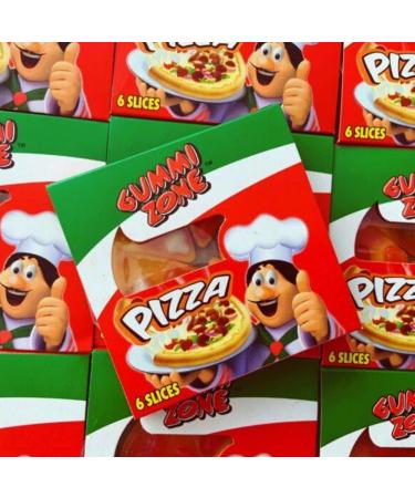 Gummi Fruit and Cream Flavour Jelly Zone Pizza 24 x 23G Delicious Special For Easter Tasty And Twisty Treat Gift Hamper Christmas Birthday Easter Gift Sold By Kidzbuzz
