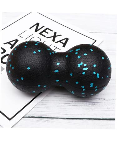 Marmerdo Massage Ball - 16.5x8.5x2cm Blue Peanut Gymnastics & Lacrosse Device for Foot Neck and Muscle Massage | Ideal Fitness & Yoga Tool - Buy Online on GoSupps.com