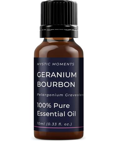 Mystic Moments | Geranium Bourbon Essential Oil - 10ml - 100% Pure - Buy Online on GoSupps.com