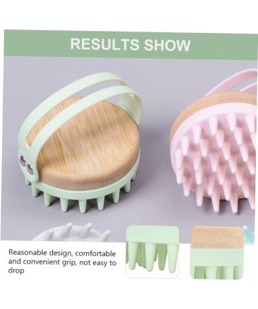 Beavorty 3Pcs Hair and Scalp Shampoo Brush Scalp Exfoliating Brush and Scalp Massaging Scrub - Buy Online on GoSupps.com