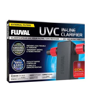 Fluval UVC Clarifier for Aquariums UVC Clarifier with CCFL Lamp Technology