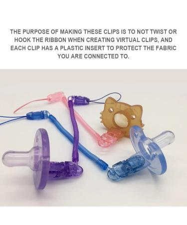 Zeaybsr 4PC Pacifier Chain Set - Pebble Gel Baby Pacifier Bands for Newborn Boys & Girls | Safe & Stylish Pacifier Holders - Buy Online on GoSupps.com