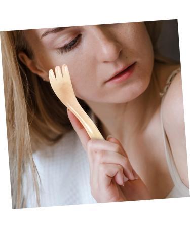 Fomiyes Antistatic Retro Hair Brush Set - 4 Pieces Scalp Massager for Stress Relief & Facial Bumps | Jade Resin & Wax - Buy Online on GoSupps.com