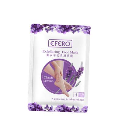 Healeved 2 Pairs Accessories props white dead skin removers Lavender Nursing supplies Foot Patch safe foot masks foot beauty accessories care foot cream dead skin remover for feet