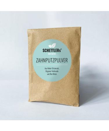 SCHETTLER's toothpaste powder - The original | natural dental care | 30g refill bag made of kraft paper