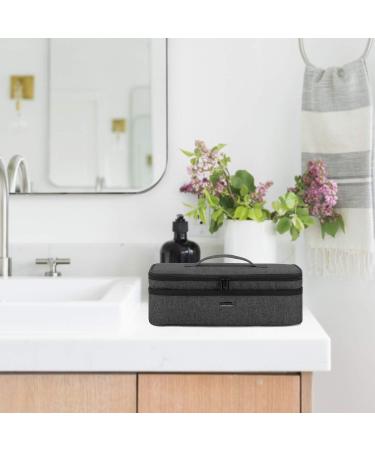 Teamoy Double-Layer Travel Storage Bag for Revlon One-Step Hair Dryer and Volumizer Hot Air Brush - Black (Bag Only) - Buy Online on GoSupps.com