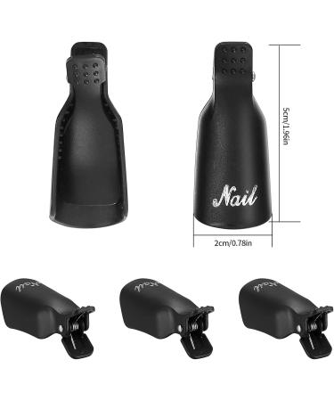  XUIIOSOOKP 20 Pcs Gel Nail Polish Remover Clips with Nail File and Cuticle - Buy Online on GoSupps.com