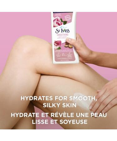 St. Ives Rose & Argan Oil Hand & Body Lotion 21 oz 4 Pack - 100% Natural Moisturizers - for Dry Skin - Smoothing Formula - Buy Online on GoSupps.com