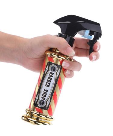 Minkissy Retro Refillable Hairdressing Spray Bottle - Golden Hairdresser Water Sprayer & Gardening Pot - Buy Online on GoSupps.com