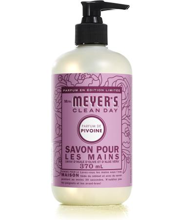 Mrs. Meyer's Clean Day Liquid Hand Soap Peony Cruelty Free and Biodegradable Hand Wash Made with Essential Oils 370 ml Soap Pump Bottle - Buy Online on GoSupps.com