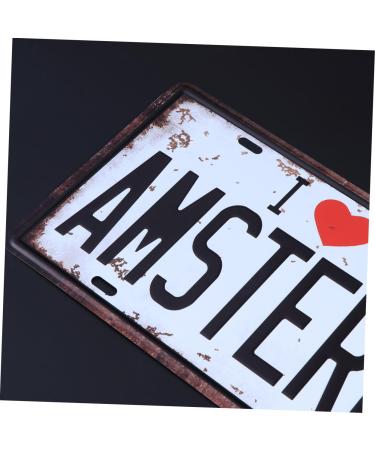 LIFKICH Wall Hanging Decor Decor Emblems Pub Sign Coffee Sign Vintage Cafe Sign Tin Signs Iron Painting Antique Metal Iron Mark - Buy Online on GoSupps.com