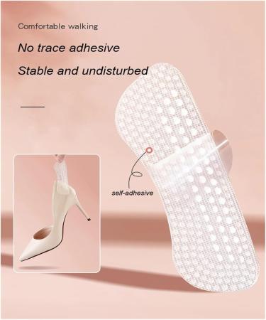 Silicone Heel Stickers - Comfortable Grips for Women & Men | Heel Cushions & Pads for Foot Care (XL-Transparent - Buy Online on GoSupps.com