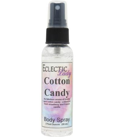 Cotton Candy Body Spray 2 ounces Body Mist for Women with Clean Light & Gentle Fragrance Long Lasting Perfume with Comforting Scent for Men & Women Cologne with Soft Subtle Aroma For Daily Use Regular Strength 2 Fluid Ounces