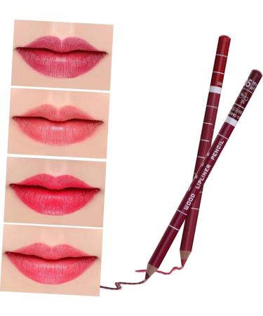 Healvian Pieces Lipliner Set Dark Brown Lipliner Pencil s Pencil Pencils Lip Pencils Women Random Color Mediumx2pcs as shown x 2pcs - Buy Online on GoSupps.com