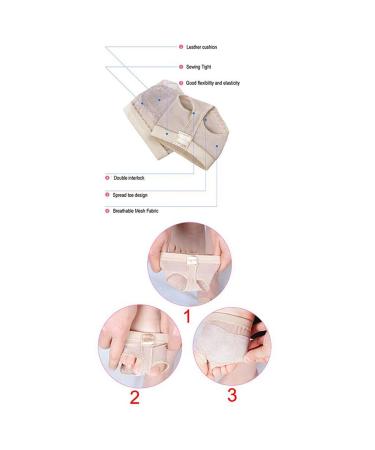 ULTNICE 3 Pairs XL Ballet Cats Paw Ball Protectors - Beige | International Shipping Available - Buy Online on GoSupps.com