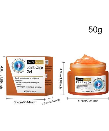 Natural Body Soothing Gel 50g Muscle Relief Non Sticky Fast Absorbing 169 x 224 inch Hydrating Body Cream for Middle Aged Parently Athletes and Active Adults - Buy Online on GoSupps.com