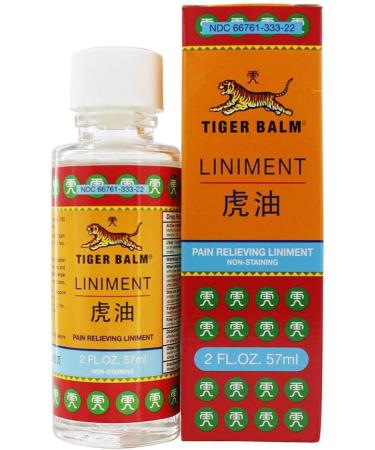 Tiger Balm Liniment 2 oz - Joint & Muscle Relief Oil for Arthritis & Back Pain - Buy Online on GoSupps.com