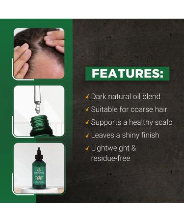 Buy Clubman Pinaud Dark Castor Oil + Hemp 4 fl oz - Nourishing Hair & Skin Care - International Shipping Available - Buy Online on GoSupps.com