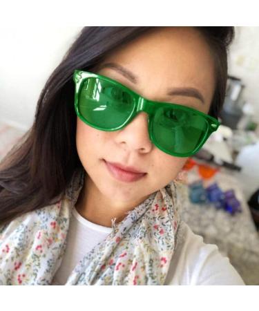 GloFX Green Color Therapy Glasses - Migraine & Chakra Relaxation - Buy Online on GoSupps.com