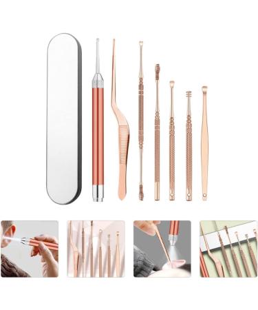 Healifty Earwax Removal Tool Set with Tweezers and Pickers - Professional Double-Headed Kit with Flashlight Case - Buy Online on GoSupps.com