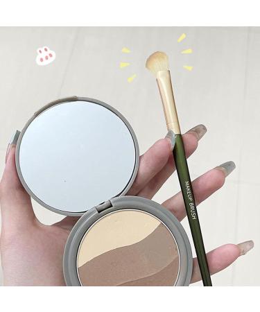 Eye Shadow Brush Synthetic Fibre Blending Brush for Makeup Half-Fan Shape | Eyeshadow Brush Professional Embellish Nose Bridge Eye Socket Side Shadow Smudge Bevel Sritob - Buy Online on GoSupps.com