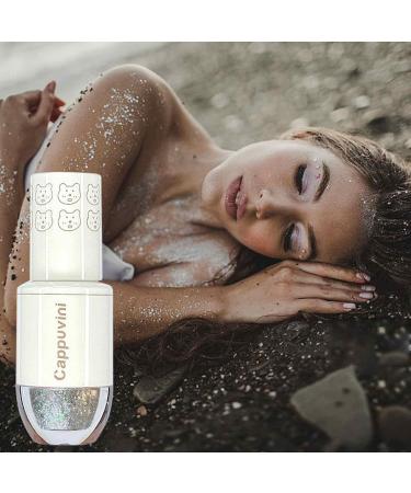  Rosixehird Liquid Eye Glitter - Eyeshadow Shimmer Attractive - 0.05 Ounce Glitter Face Makeup Student Mermaid Pearl Tears Texture Watery Eyeshadow Shiny Rosixehird - Buy Online on GoSupps.com